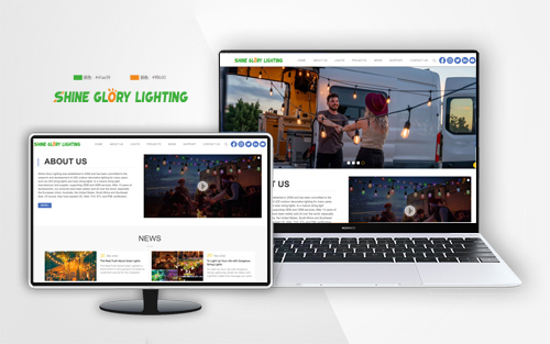 SHINE GLORY LIGHTING LIMITED 响应式外贸网站设计